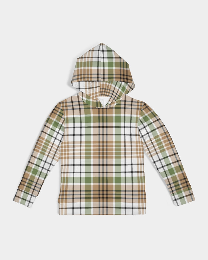 Autumn Plaid Kids Hoodie