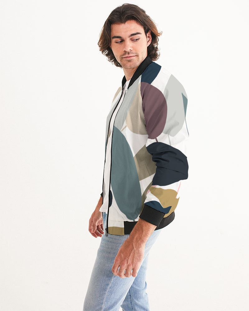 Geo Leaf Bomber Jacket