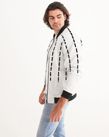 dot stripe Men's Bomber Jacket