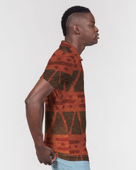 Tribe Love Men's Slim Fit Short Sleeve Polo