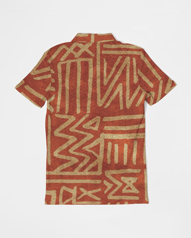 Tribal Cloth Men's Slim Fit Short Sleeve Polo