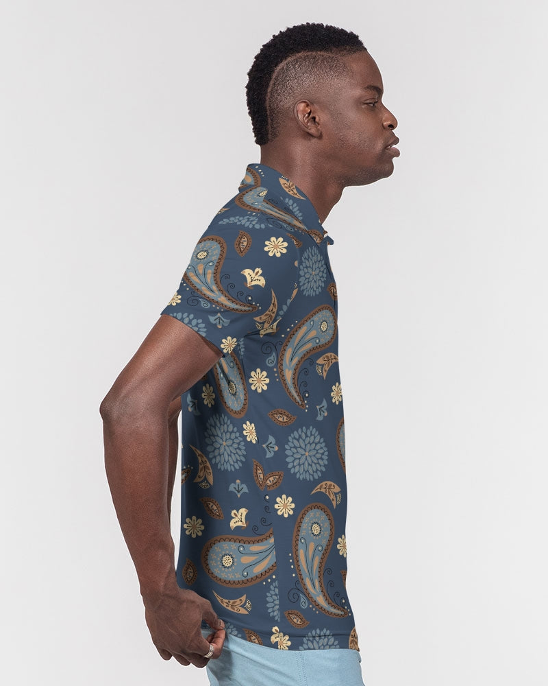 Moonlight Paisley Slim Fit Polo