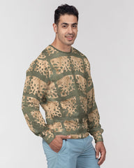 Crocodile Sense Men's Classic French Terry Crewneck Pullover