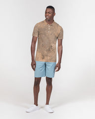 Sand Wave Men's Slim Fit Short Sleeve Polo