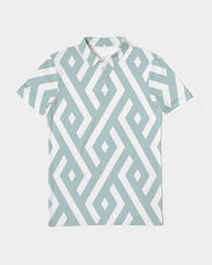 Green Diamonds Men's Slim Fit Short Sleeve Polo