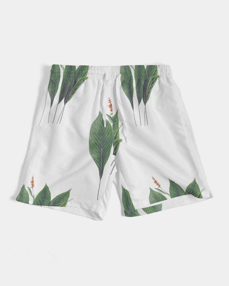 Men's Leaves R Us Swim Trunks — bold all-over print by AmbiVirile, view 6