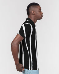 Big PINS Men's Slim Fit Short Sleeve Polo