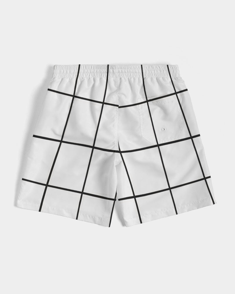 Men's Windows Swim Trunks — bold all-over print by AmbiVirile, view 7