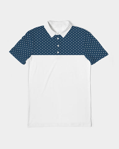 Blue Dot Men's Slim Fit Short Sleeve Polo