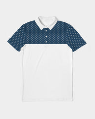 Blue Dot Men's Slim Fit Short Sleeve Polo