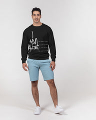 I AM HE Men's Classic French Terry Crewneck Pullover