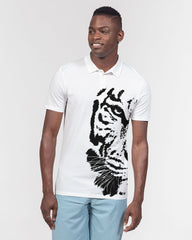 Tiger Black Head Men's Slim Fit Short Sleeve Polo