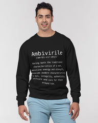 AmbiVirile Definition Men's Classic French Terry Crewneck Pullover