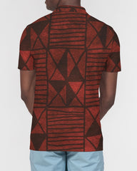 Tribal Diamond Men's Slim Fit Short Sleeve Polo