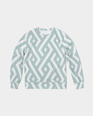 Green Diamonds Men's Classic French Terry Crewneck Pullover