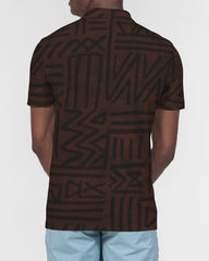 African Strength Men's Slim Fit Short Sleeve Polo