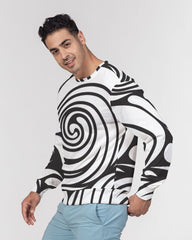 Psychedelic Men's Classic French Terry Crewneck Pullover