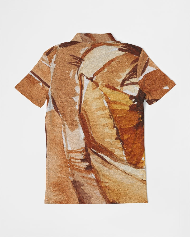 Autumn Bloom Slim Fit Polo