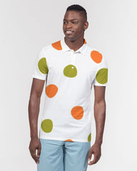 Fall Polks Men's Slim Fit Short Sleeve Polo