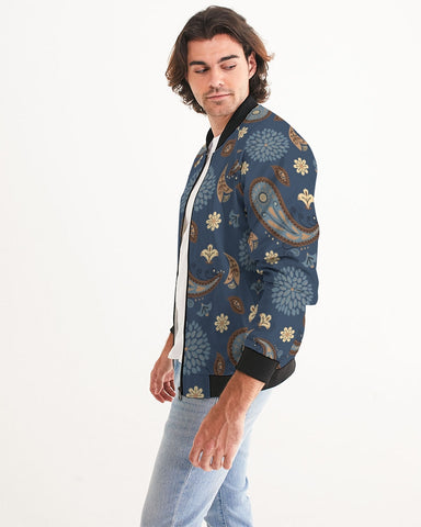 Moonlight Paisley Men's Bomber Jacket