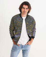 Gold Paint Men's Bomber Jacket