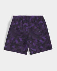 AV Purple Camo Men's Swim Trunk