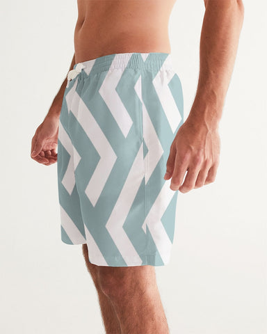 Green Diamonds Swim Trunk