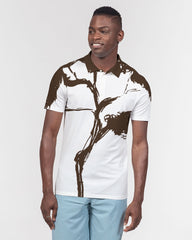 Tree of Life Men's Slim Fit Short Sleeve Polo