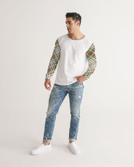 Autumn Plaid Men's Long Sleeve Tee
