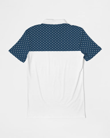 Blue Dot Men's Slim Fit Short Sleeve Polo
