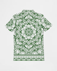 Green Ceramics Men's Slim Fit Short Sleeve Polo