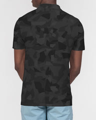 AV Black Camo Men's Slim Fit Short Sleeve Polo