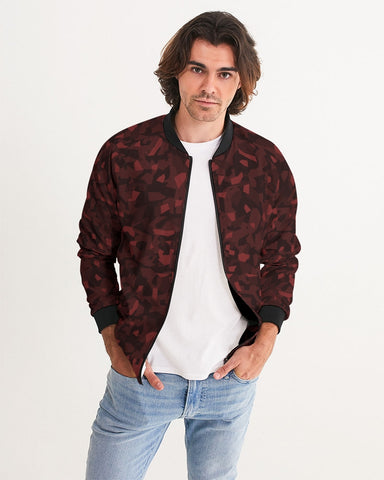 AV Red Camo Men's Bomber Jacket