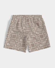 Beige Tribes Swim Trunk