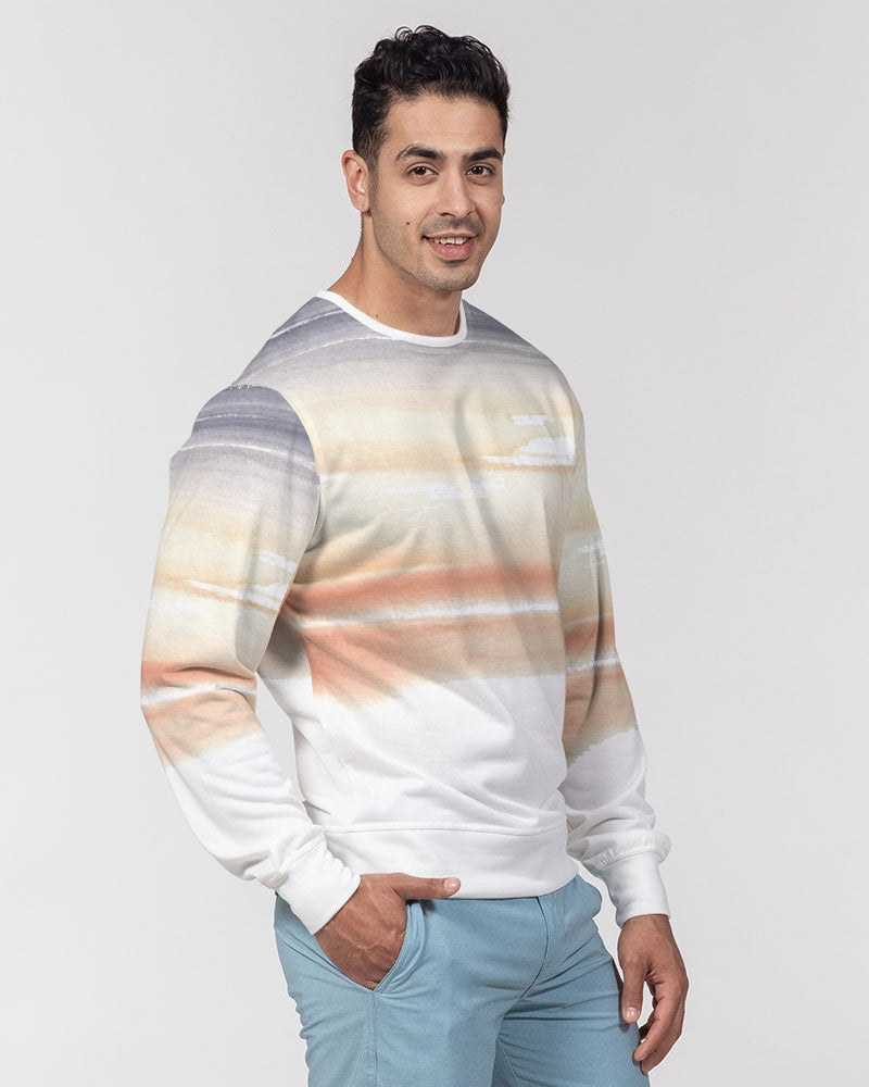 Breezy Men's Classic French Terry Crewneck Pullover