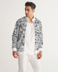 AV White Camo Men's Track Jacket