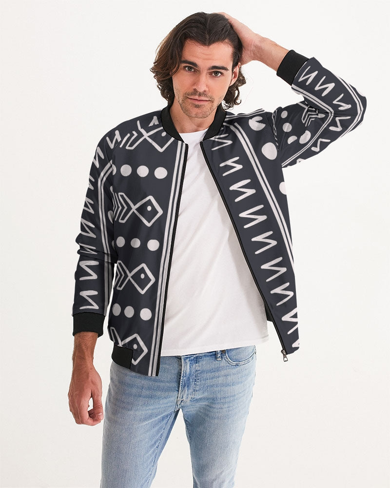 Men's Tribin' Bomber Jacket — bold all-over print by AmbiVirile, view 5