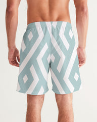Green Diamonds Swim Trunk