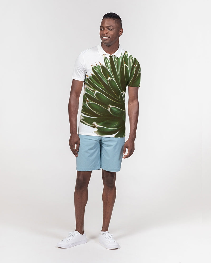 Plant Men's Slim Fit Short Sleeve Polo
