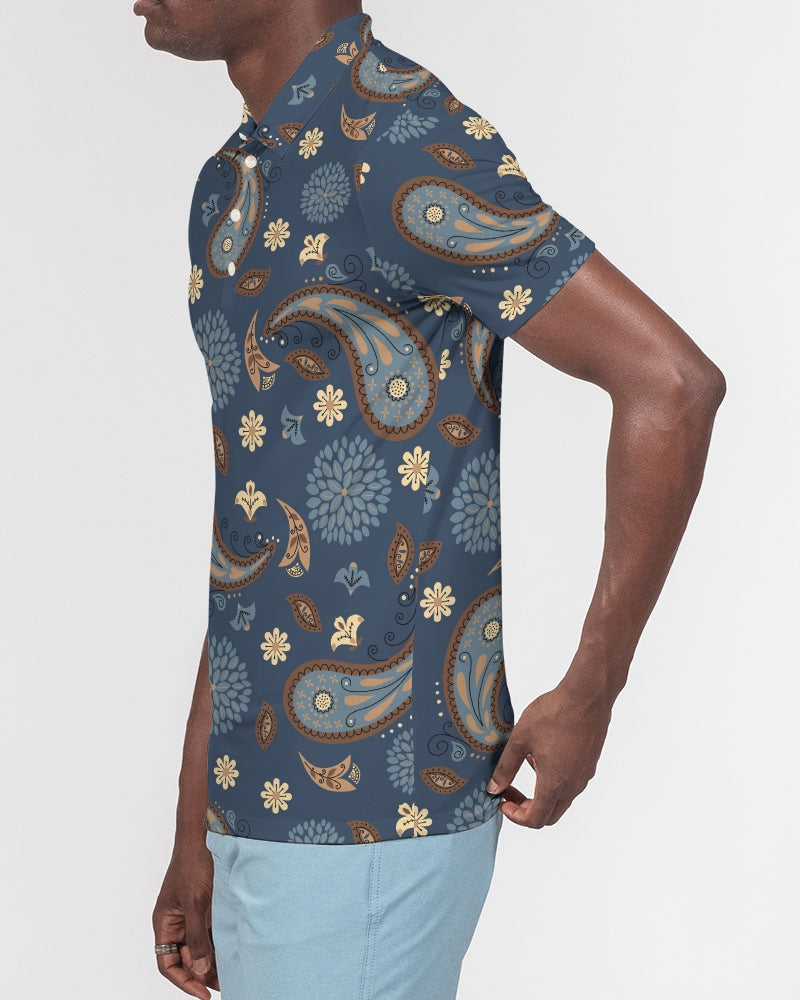 Moonlight Paisley Slim Fit Polo