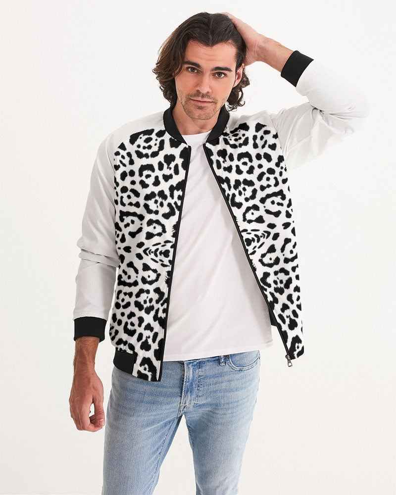 Men's Wildlife Bomber Jacket — bold all-over print by AmbiVirile, view 5
