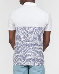 Blue Matter Divide Men's Slim Fit Short Sleeve Polo