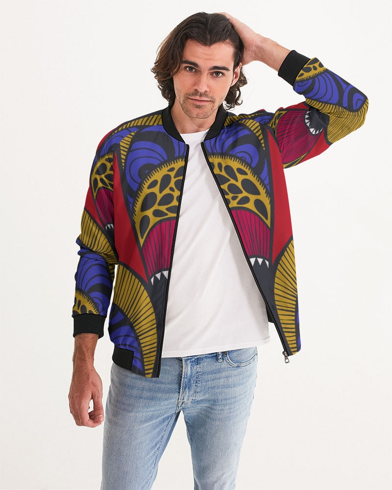 Men's Tribes Forever Bomber Jacket — bold all-over print by AmbiVirile, view 5