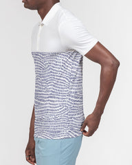Blue Matter Divide Men's Slim Fit Short Sleeve Polo
