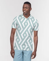 Green Diamonds Men's Slim Fit Short Sleeve Polo
