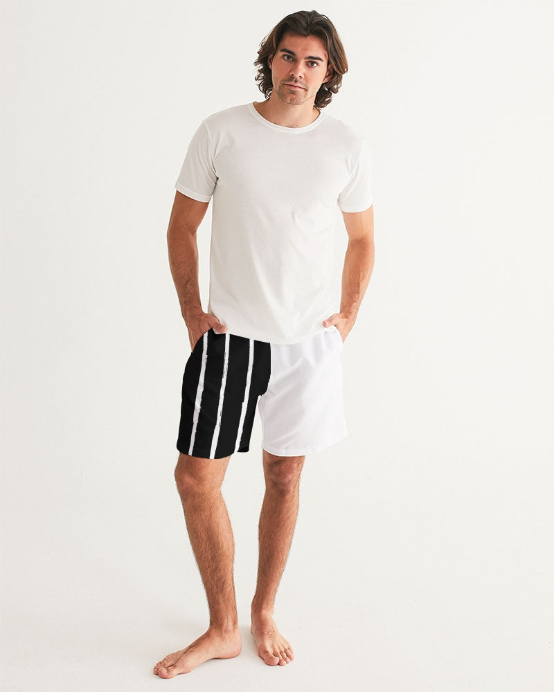 Men's Big PINS Swim Trunks — bold all-over print by AmbiVirile, view 5
