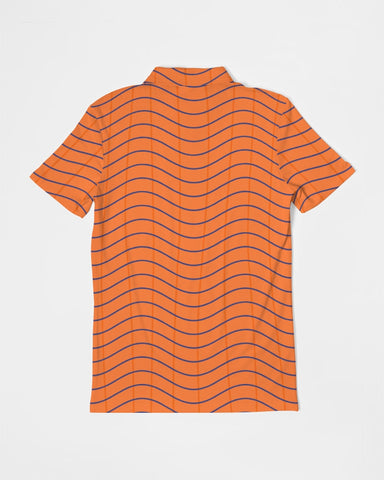 Pumpkin Men's Slim Fit Short Sleeve Polo