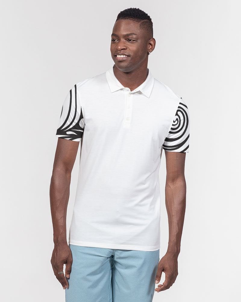 Psychedelic Men's Slim Fit Short Sleeve Polo