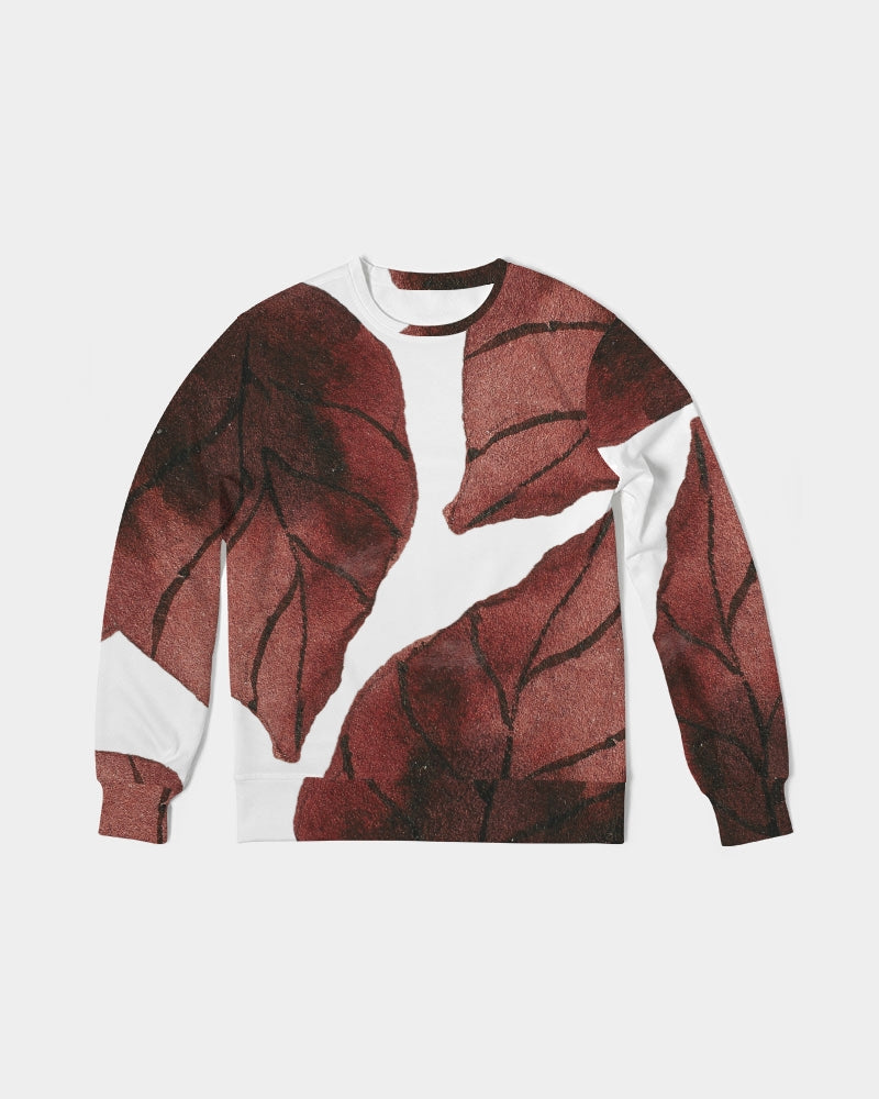 Red Autumn Men's Classic French Terry Crewneck Pullover