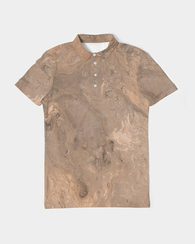 Sand Wave Men's Slim Fit Short Sleeve Polo